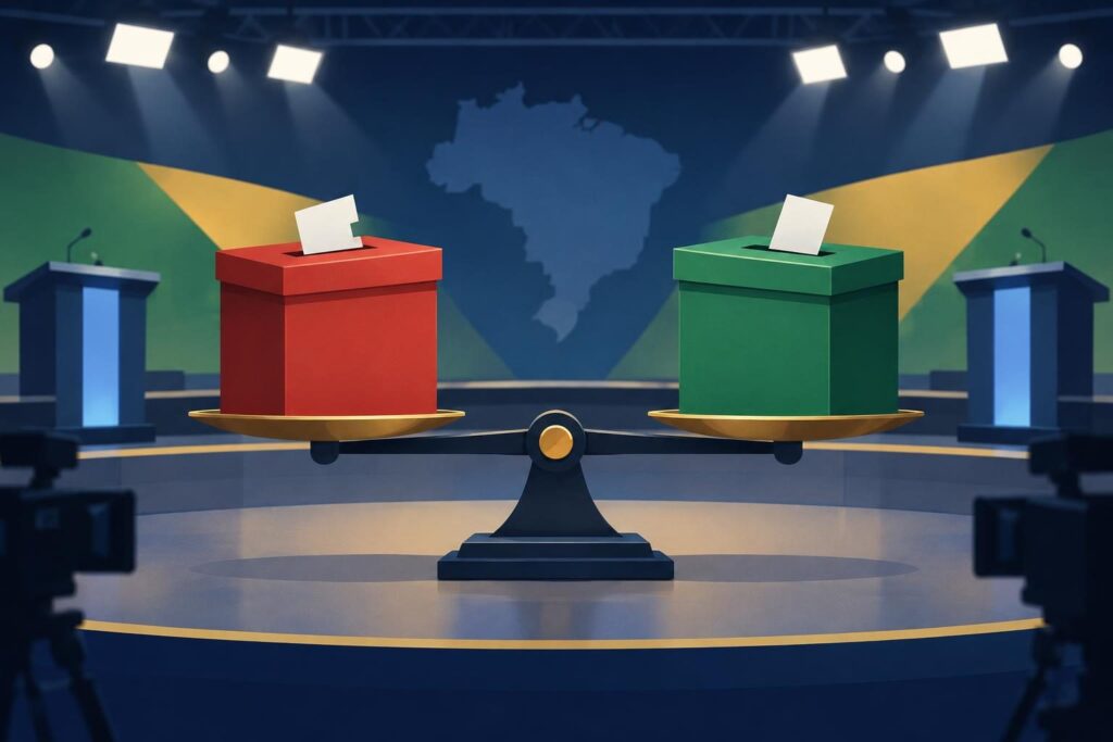 Urnas en equilibrio para una elección presidencial reñida en Brasil